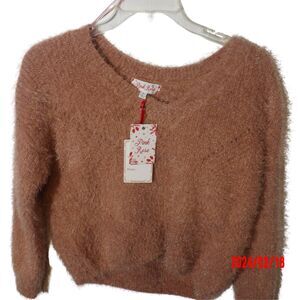 Pink Rose‎ Sweater Womens Med New